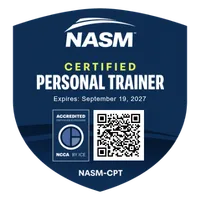 NASM Certified Personal Trainer — verified digital badge